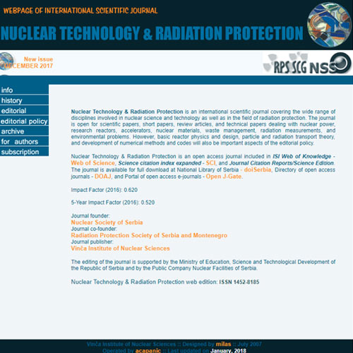casopis nuclear technology